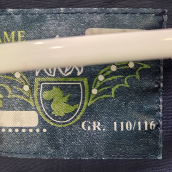 Blue spring/autumn rain jacket - Picture 3 of 6